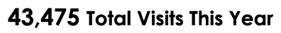 43,475 Total Visits This Year
