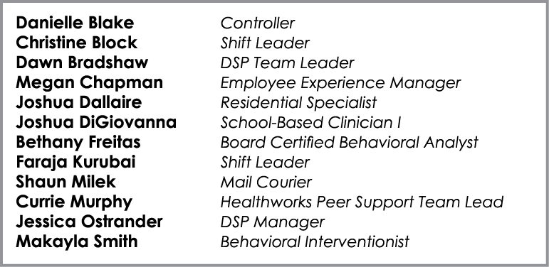 Danielle Blake Controller Christine Block Shift Leader Dawn Bradshaw DSP Team Leader Megan Chapman Employee Experienc...