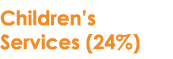 Children’s Services (24%)