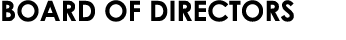 Board of Directors